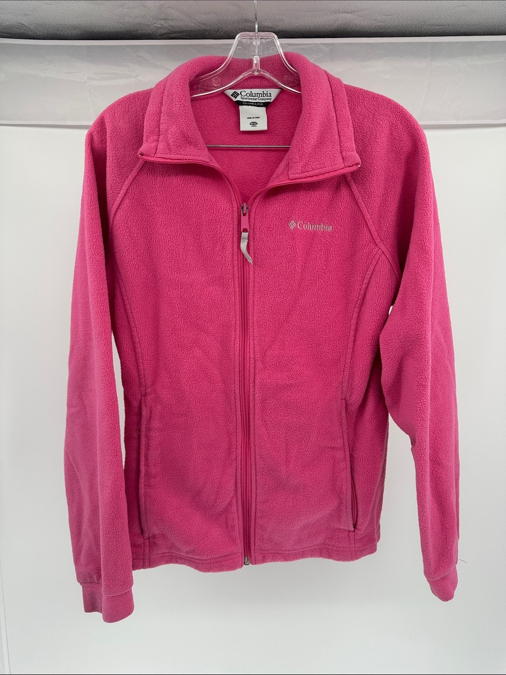 Columbia Kids Hot Pink Full-Zip Fleece Jacket